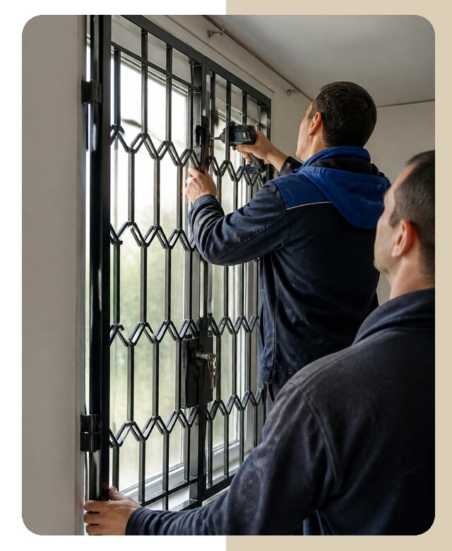 Установка распашных решеток в Старой Руссе цена от 6624 р. | ДвериЛегко-Срс